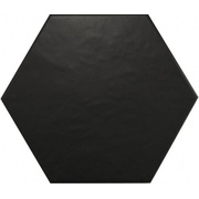 Напольная плитка Equipe Hexatile Negro Mate