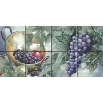 Absolut Keramika Acuarela Vino Composicion 8пл