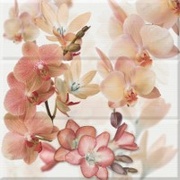 Панно Absolut Keramika Aure Orchides berenjena Orchides Marron
