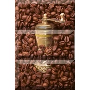Панно Absolut Keramika Coffee 10x20 Coffee Beans Composicion 1 (из 3-х плиток)