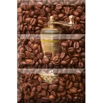 Absolut Keramika Coffee 10x20 Coffee Beans Composicion 1 (из 3-х плиток)