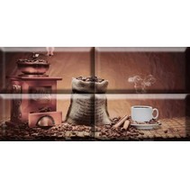 Absolut Keramika Coffee 10x20 Coffee Beans Composicion 2 (из 4-х плиток)