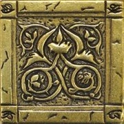 Декор Absolut Keramika Moneli Decor Barand Shined Brass-2