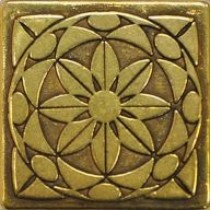 Absolut Keramika Moneli Decor Diaman Shined Brass