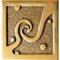 Absolut Keramika Moneli Decor Ola Shined Brass