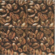 Absolut Keramika Monocolor 100х100 Biselado Set Coffee Beans 03 (4pzs)