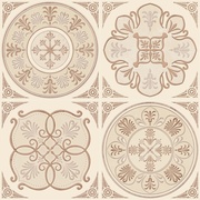 Панно Absolut Keramika Monocolor 100х100 Milano Set Chalet (4pzs) 200х200мм