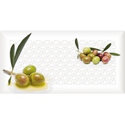 Декор Absolut Keramika Monocolor 100х200 Biselado Decor Olives 05 С