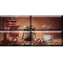 Absolut Keramika Monocolor 100х200 Biselado Composicion Coffee Beans 02