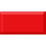 Настенная плитка Absolut Keramika Monocolor 7.5х15 Biselado Rojo Brillo