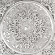 Декор Absolut Keramika Steel 1458 Plox Floresta Satined Black Silver