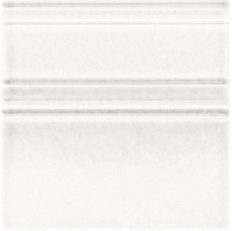 Adex Modernista Rodapie Clasico C/C Blanco