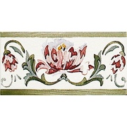 Бордюр Adex Modernista Cenefa Benidoleig PB Verde C/C B