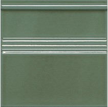 Adex Modernista Rodapie Clasico C/C Verde Oscuro