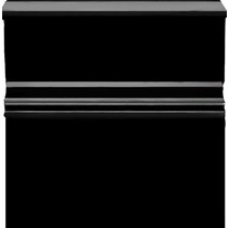 Adex Neri Rodapie Clasico Negro