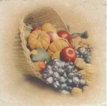 A.L.CO Ceramiche Marmi italiani Inserto Botticino Frutta