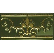 Almera Ceramica Noblesse Cenefa Verde Botella