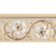 Бордюр Almera Ceramica Orleans Cenefa Vanilla