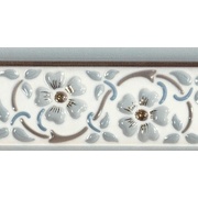 Бордюр Almera Ceramica Orleans Cenefa Aqua Marine