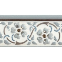 Almera Ceramica Orleans Cenefa Aqua Marine