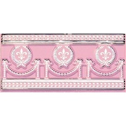 Бордюр Ape ceramica Capricho De Los Zares Xenia Rosa
