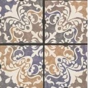 Напольная плитка Ape ceramica Corcega, Cote D`Azur, Riviera Riviera (коробка = 4 плитки разных цветов)