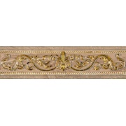 Бордюр Ape ceramica Jordan Listelo Lexus Natural Gold