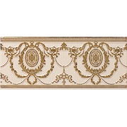 Бордюр Ape ceramica Loire Listelo Agustine Gold Ivory