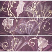 Декор Ape ceramica Trend Set (3) Pemba Morado (комплект из 3 штук)