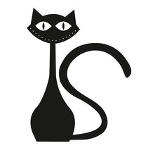 Артвалентто Black cat Black cat 1 Декор 10х10