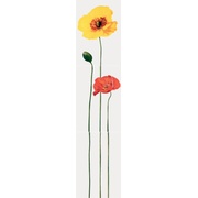 Панно Атем Mono MONOCOLOR POPPY Панно (3 шт.х27,5х40) Красное R