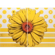Панно Атем Vitel Gerbera Big желтое YL