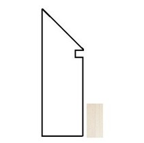 Atlas Concorde Etic Rovere Bianco Battiscopa Sag.SX