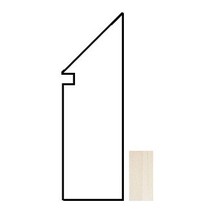 Atlas Concorde Etic Rovere Bianco Battiscopa Sag.DX