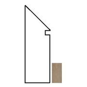 Плинтус Atlas Concorde Etic Rovere Grigio Battiscopa Sag.SX