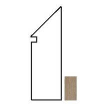 Atlas Concorde Etic Rovere Grigio Battiscopa Sag.DX