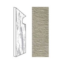 Atlas Concorde Extend Grey Strutturato Battiscopa Sag.Sx