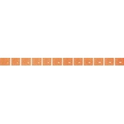 Бордюр Atlas Concorde Fancy Orange Tess. Listello