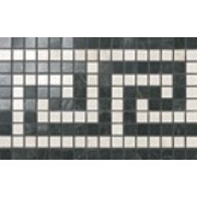 Мозаика Atlas Concorde Marvel Pro Noir/Cremo Greca Mosaico