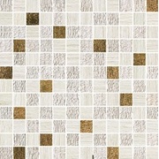 Мозаика Atlas Concorde Sunrock Travertino White Mosaico Gold