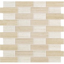 Atlas Concorde Sunrock Travertino Almond + White Mosaico Fabric