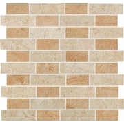 Мозаика Atlas Concorde Sunrock Jerusalem Ivory + Bourgogne Sand Mosaico Fabric