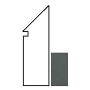 Плинтус Atlas Concorde Studio 04Grey Battiscopa Sag.Dx