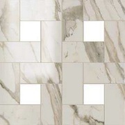 Мозаика Atlas Concorde Russia Supernova Marble Lapp. Calacatta Gold