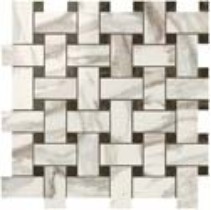 Atlas Concorde Russia Supernova Marble Calacatta Gold Twist Mosaic