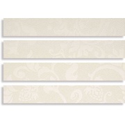 Бордюр Aurelia Ceramiche Decor Bianco List. Damas.