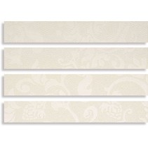 Aurelia Ceramiche Decor Bianco List. Damas.