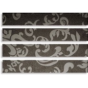 Бордюр Aurelia Ceramiche Decor Nero List. Damas.