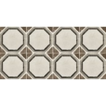 Aurelia Ceramiche Vintage Decoro Ottagono