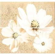 Панно Azori Sfumato Beige Floret из 2 плиток
